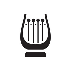 harp icon illustration