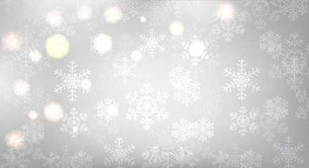 Fototapeta premium glowing snowflakes