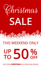 web banner for Christmas