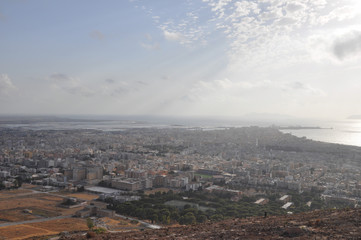 Obraz premium Aerial view of Trapani