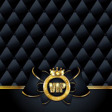 Premium vip background with golden elements