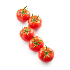 Tomatoes isolated on white background