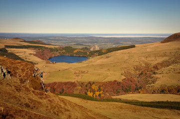 Autumnal Colors on the Hills of Auvergne