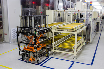 The cart used in electronic industry have connecting Static electricity discharge