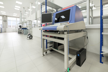 Shop assembly of printed circuit boards.