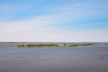 river landscape. Dnepr River