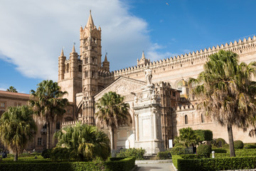 Fototapeta premium Palermo Cathedral is the cathedral church of the Roman Catholic Archdiocese of Palermo located in Sicily southern Italy.