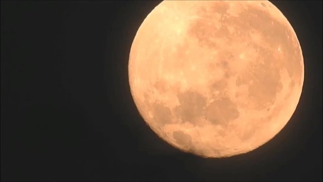 Super Moon rising