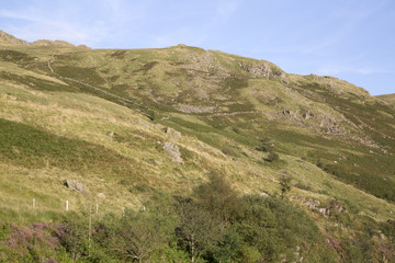 Fototapeta na wymiar Mountain near Pen-y-Pass, Snowdonia, Wales