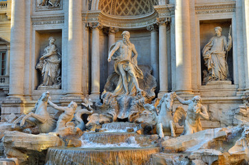Trevi Fountain, Rome. Italy