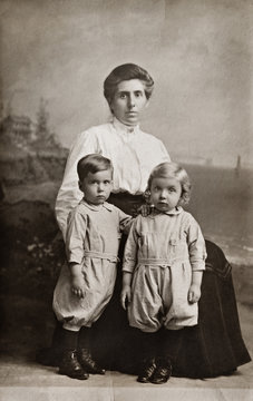 The Twins, Antique Photograph
