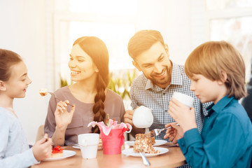 The family together celebrates the holiday on March 8.