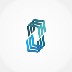 square arrow geometric logo