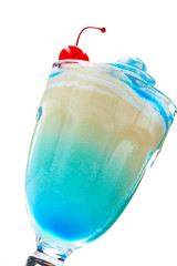 milk cocktail with syrup