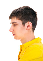 Young Man Side View
