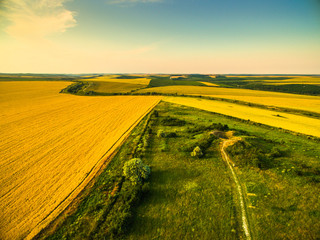 Endless Fields aerial view