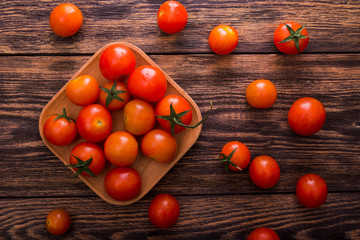 Fototapeta na wymiar fresh red tomato