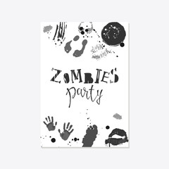 Vector of Halloween poster