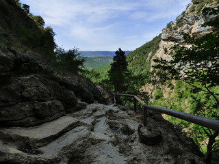 Nacimiento Rio Mundo de Riopar, Albacete.El Parque natural de los Calares del Mundo y de la Sima en...