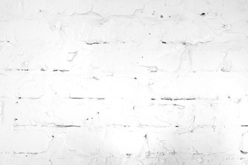 Old wall of white stone bricks