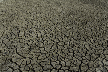 dry craked earth
