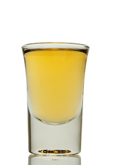 glass with alcohol drink