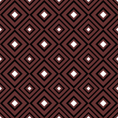Geometric ornament. Monochrome seamless pattern. Endless texture can be used for wallpaper, pattern fills, surface textures