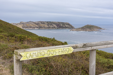 Ruta de senderismo de O Cami&ntilde;o dos Faros (Malpica, La Coru&ntilde;a - Espa&ntilde;a).