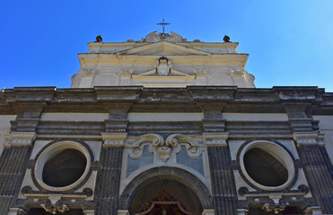 Napoli, Certosa di San Martino, 1325, complesso monumentale religioso.. Facciata della chiesa.