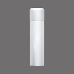 White bottle and tube templates, cosmetics vector concept, mockup