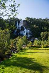 Tvindefossen, Hordaland, Norwegen