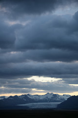 Abend an der Südküste von Island