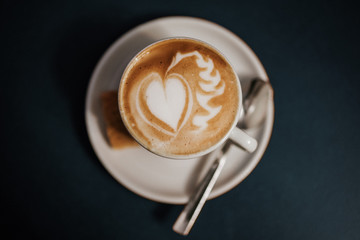 Kaffeetasse mit Herz