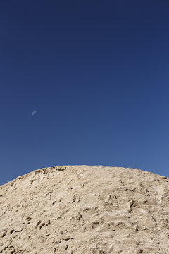 Desert landscape of the Yardan in China.