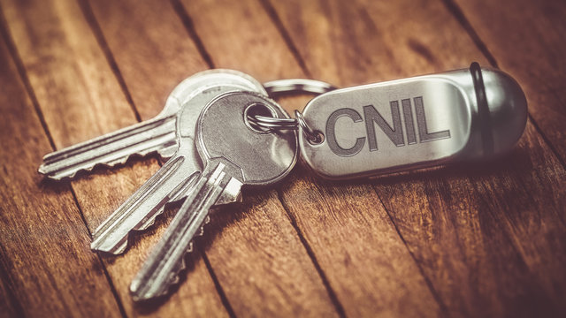trousseau de cl&eacute;s :  CNIL