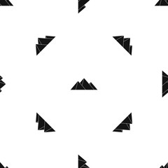 Pyramids pattern seamless black