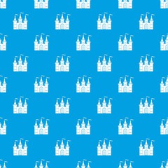 Fototapeta premium Castle pattern seamless blue