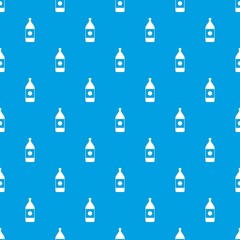 Fototapeta na wymiar Water bottle pattern seamless blue