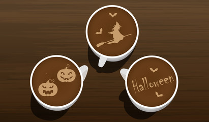 Halloween Celebration with Latte Art