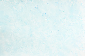 Watercolor stains, strokes of blue shades. Abstract watercolor background. Delicate shades of tender winter, snow, spring colors. Hand-drawn background, paper texture