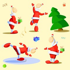  Set of Santa Clauses