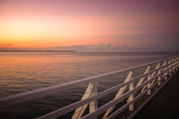 Obraz premium Beautiful sunset at the beach