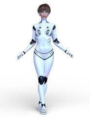 女性サイボーグ