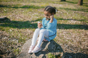 girl in park