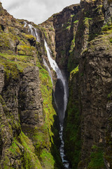 Fototapeta na wymiar Glymur waterfall, Iceland