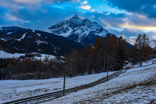 Telfer Wiesen im Winter