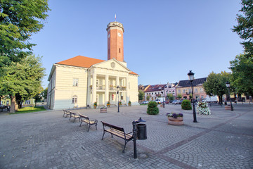 Town hall of city Kolo, Poland