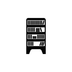 shelves with books icon