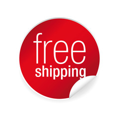 Free shipping label sticker