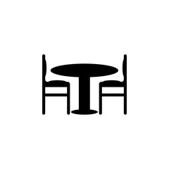 Table with chairs icon
